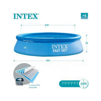Intex 28120 Bazén Easy Pool 3,05 m x 76 cm