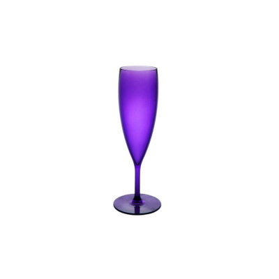 Pohár na šampanské/prosecco 155 ml - fialová
