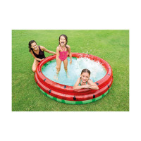 Nafukovací trojkruhový detský bazén s motívom melónu, vám zaručí príjemné osvieženie na záhrade.