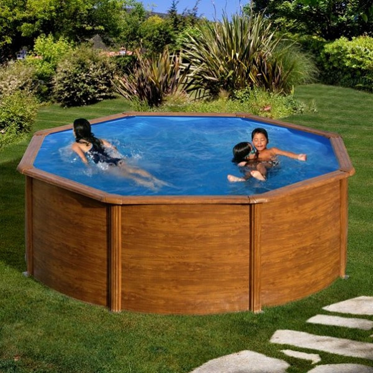 Bazén Pacific 350x120 cm, imitácia dreva