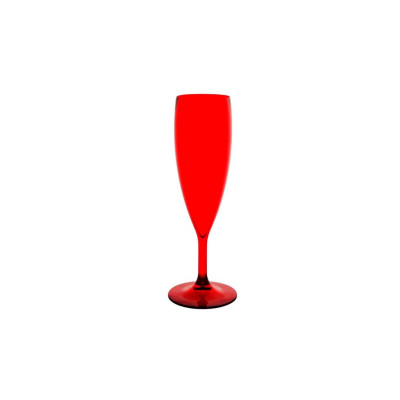 Pohár na šampanské/prosecco 155 ml - červená